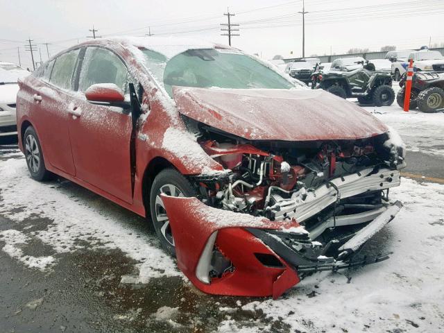 JTDKARFP4J3084211 - 2018 TOYOTA PRIUS PRIM RED photo 1