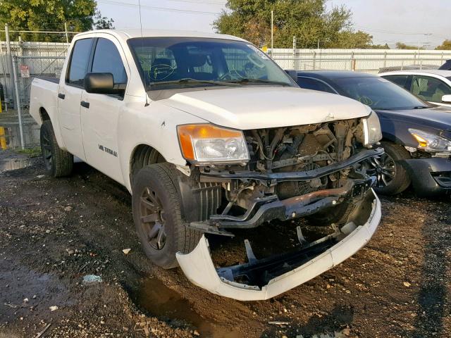 1N6AA07D28N345245 - 2008 NISSAN TITAN XE WHITE photo 1