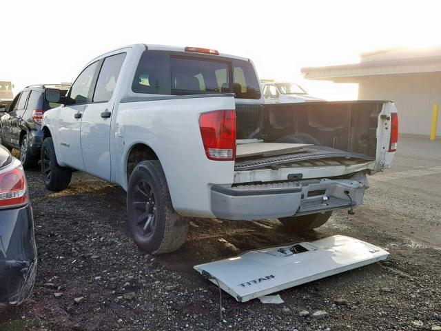 1N6AA07D28N345245 - 2008 NISSAN TITAN XE WHITE photo 3