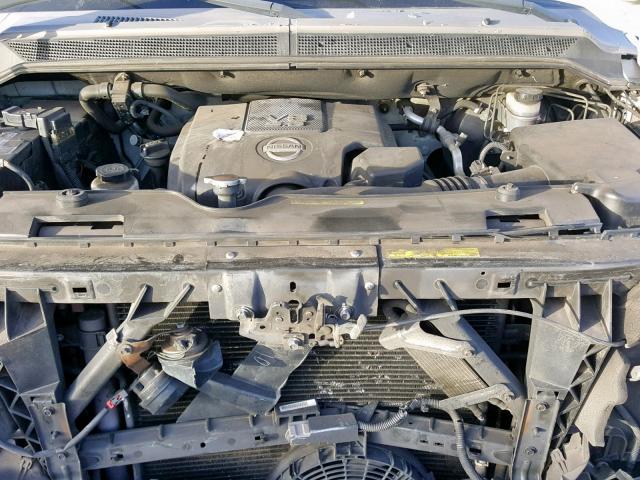 1N6AA07D28N345245 - 2008 NISSAN TITAN XE WHITE photo 7