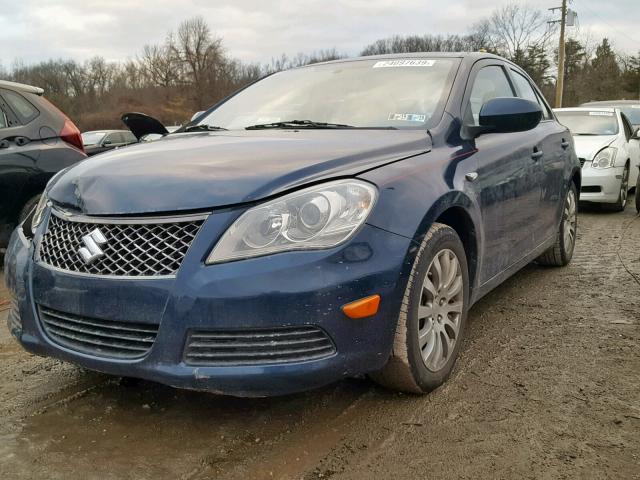 JS2RF9A38A6100807 - 2010 SUZUKI KIZASHI SE BLUE photo 2