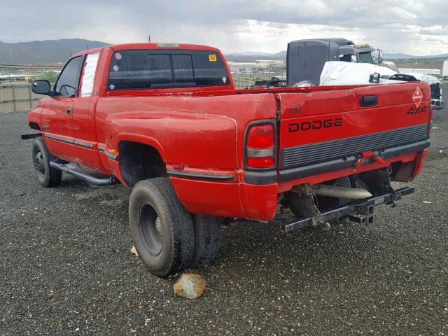 1B7MF3367XJ506947 - 1999 DODGE RAM 3500 RED photo 3