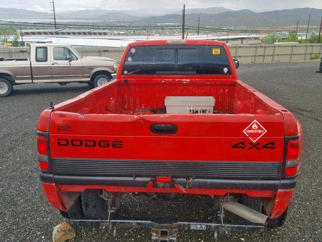 1B7MF3367XJ506947 - 1999 DODGE RAM 3500 RED photo 6