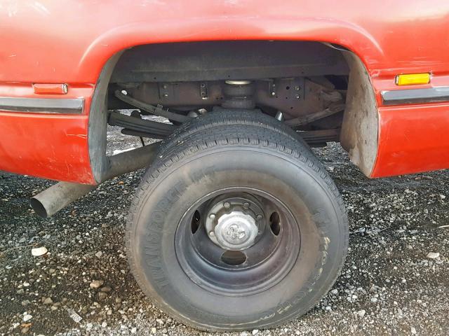 1B7MF3367XJ506947 - 1999 DODGE RAM 3500 RED photo 9