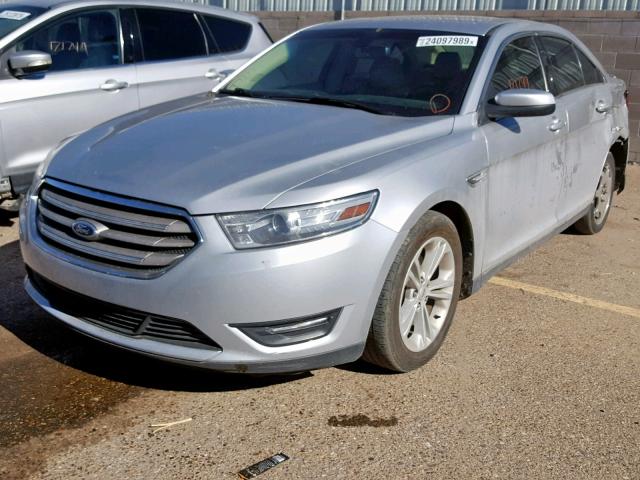 1FAHP2E8XDG145901 - 2013 FORD TAURUS SEL SILVER photo 2