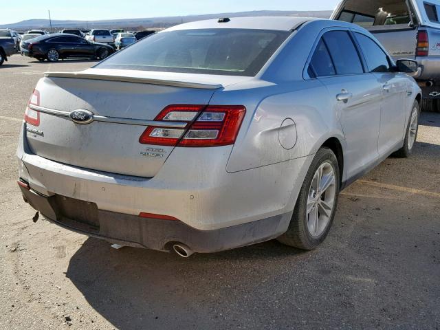 1FAHP2E8XDG145901 - 2013 FORD TAURUS SEL SILVER photo 4