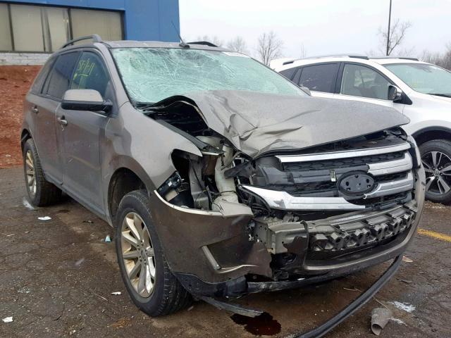 2FMDK3JC5DBB52216 - 2013 FORD EDGE SEL BROWN photo 1