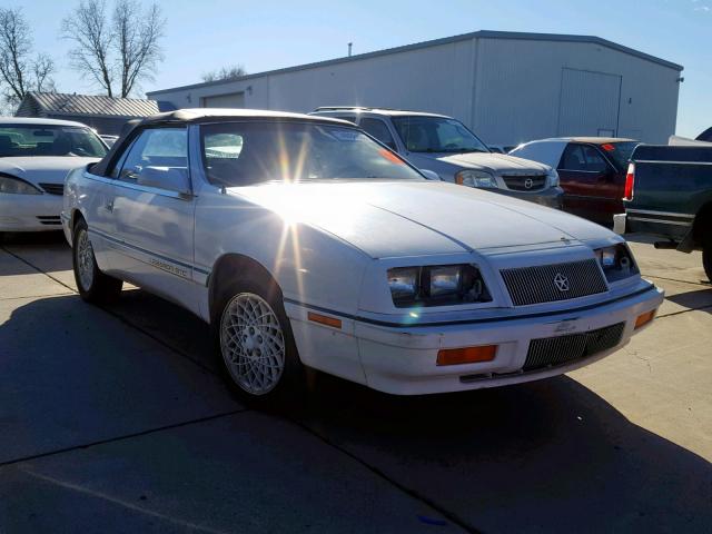 1C3XU4536NF248775 - 1992 CHRYSLER LEBARON WHITE photo 1