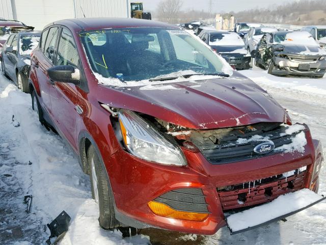 1FMCU0F7XEUE35674 - 2014 FORD ESCAPE S MAROON photo 1