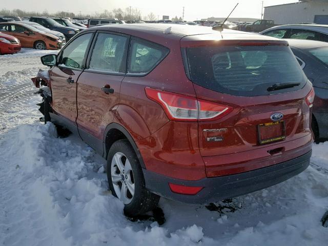 1FMCU0F7XEUE35674 - 2014 FORD ESCAPE S MAROON photo 3