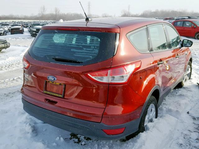 1FMCU0F7XEUE35674 - 2014 FORD ESCAPE S MAROON photo 4