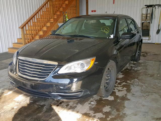 1C3CCBAB0CN135247 - 2012 CHRYSLER 200 LX BLACK photo 2