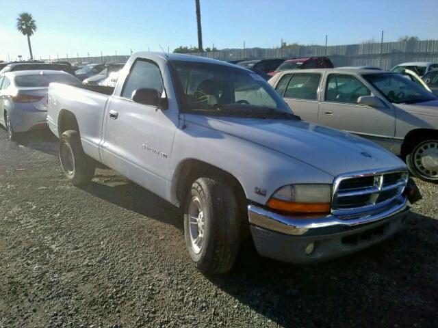 1B7FL26X2XS257189 - 1999 DODGE DAKOTA WHITE photo 1