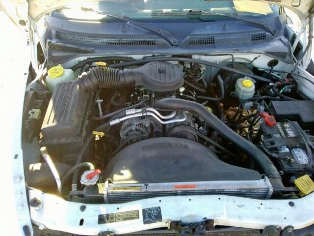 1B7FL26X2XS257189 - 1999 DODGE DAKOTA WHITE photo 7