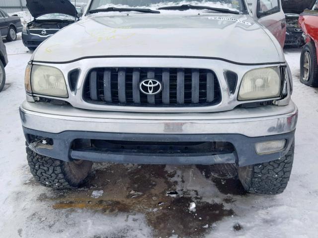 5TEHN72N62Z030175 - 2002 TOYOTA TACOMA DOU SILVER photo 7