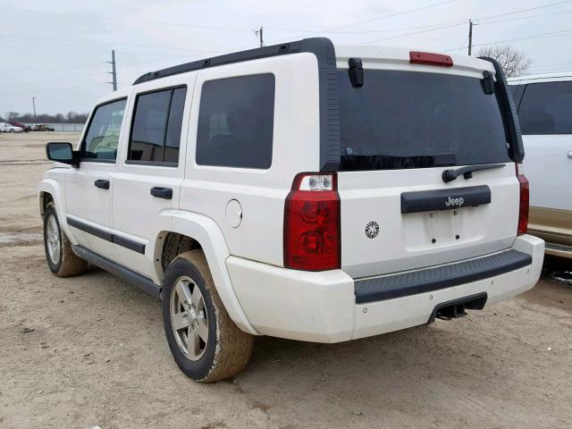 1J8HH48N26C294231 - 2006 JEEP COMMANDER WHITE photo 3