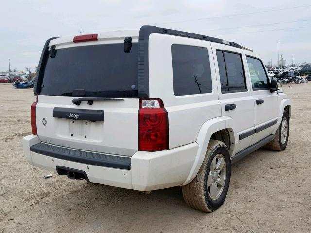 1J8HH48N26C294231 - 2006 JEEP COMMANDER WHITE photo 4