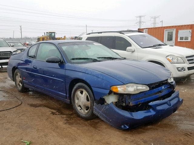 2G1WX12K749306465 - 2004 CHEVROLET MONTE CARL BLUE photo 1