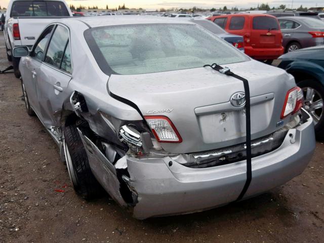 4T1BB46K19U096385 - 2009 TOYOTA CAMRY HYBR SILVER photo 3