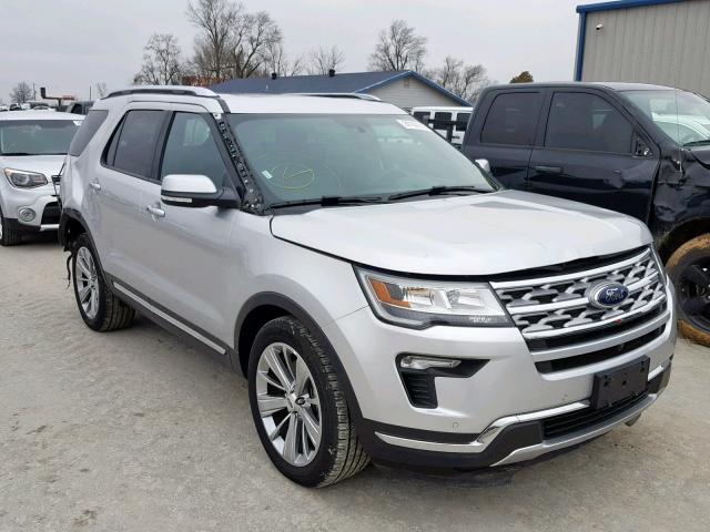 1FM5K7F88JGA20247 - 2018 FORD EXPLORER L SILVER photo 1