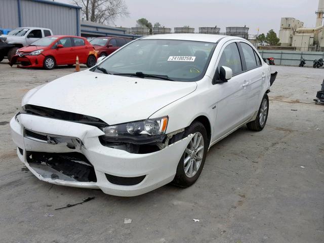 JA32U2FU4FU007021 - 2015 MITSUBISHI LANCER ES WHITE photo 2