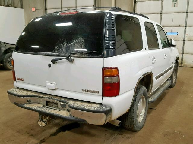 1GKEK13Z63J287752 - 2003 GMC YUKON WHITE photo 4