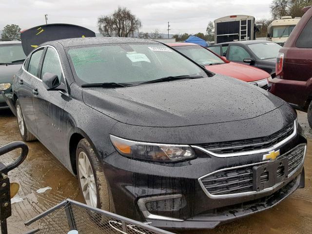 1G1ZD5ST1JF193623 - 2018 CHEVROLET MALIBU LT BLACK photo 1