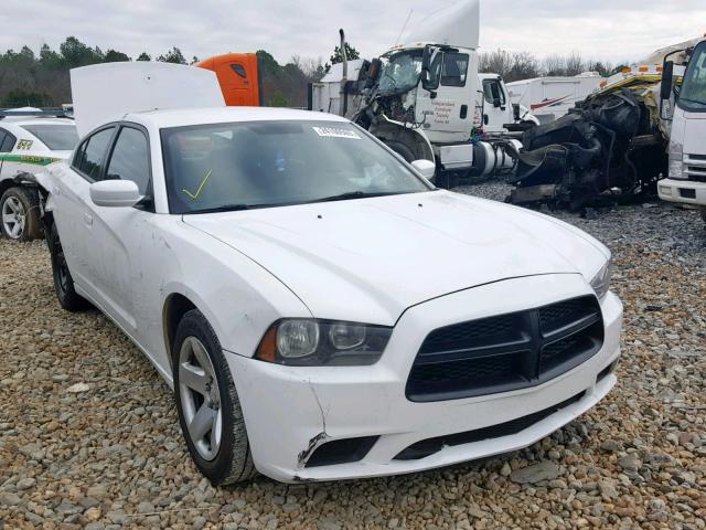 2C3CDXAG5DH568305 - 2013 DODGE CHARGER PO WHITE photo 1