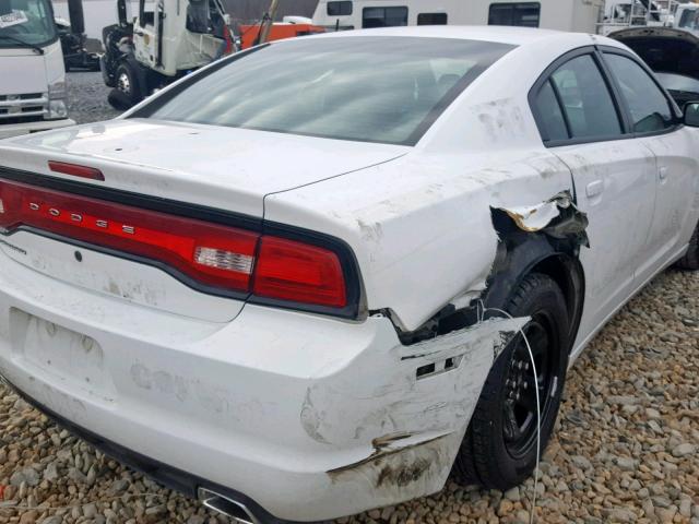 2C3CDXAG5DH568305 - 2013 DODGE CHARGER PO WHITE photo 9