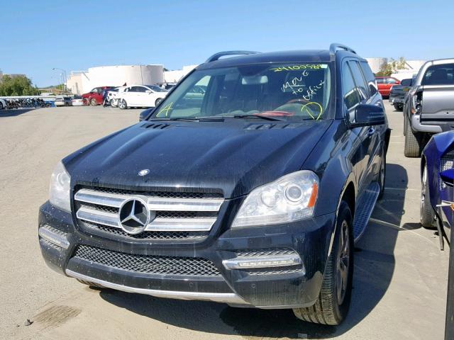 4JGBF7BEXCA799532 - 2012 MERCEDES-BENZ GL 450 4MA BLACK photo 2