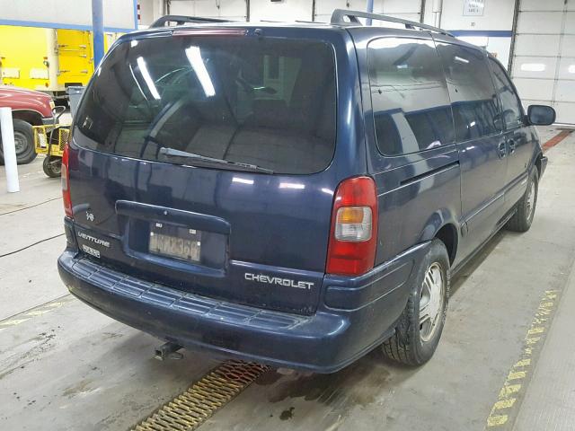 1GNDX13E5YD285395 - 2000 CHEVROLET VENTURE LU BLUE photo 4