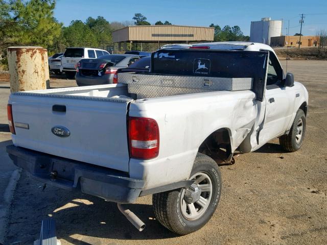 1FTYR10D67PA38738 - 2007 FORD RANGER WHITE photo 4