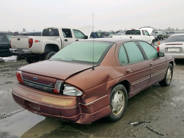 2G1WL52M3X9263963 - 1999 CHEVROLET LUMINA BAS BURGUNDY photo 4