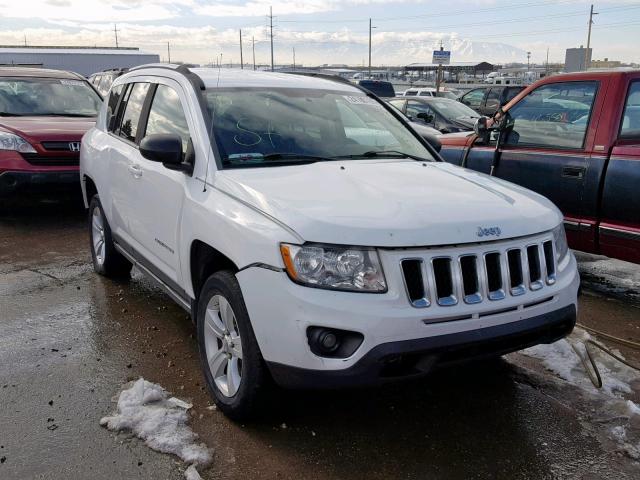 1J4NF1FB0BD280608 - 2011 JEEP COMPASS SP WHITE photo 1