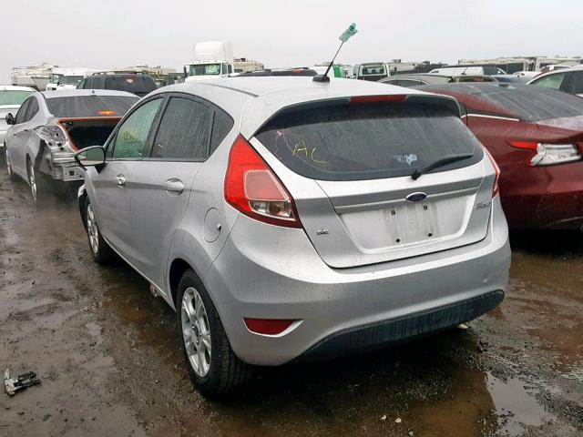 3FADP4EJXFM107980 - 2015 FORD FIESTA SE SILVER photo 3