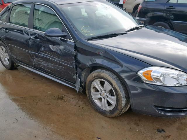 2G1WA5E39G1107966 - 2016 CHEVROLET IMPALA LIM BLACK photo 9