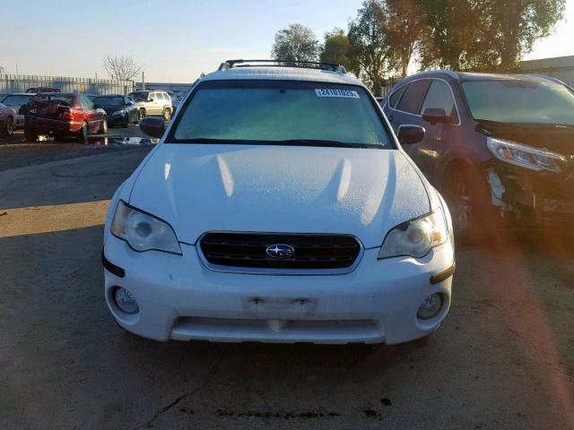 4S4BP61C677339164 - 2007 SUBARU LEGACY OUT WHITE photo 9