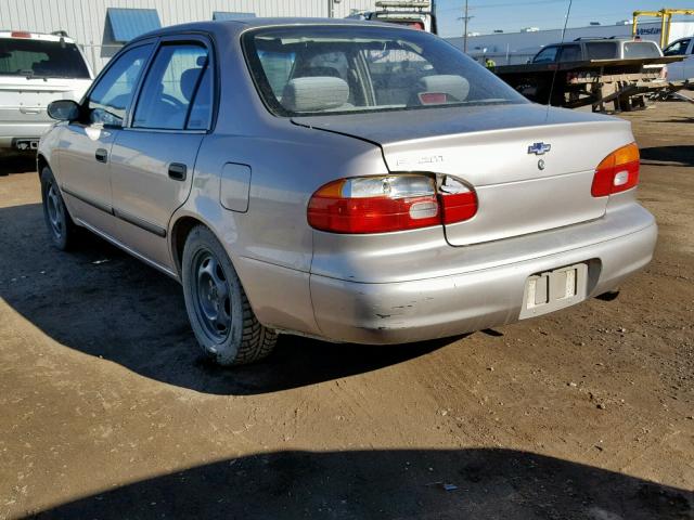 1Y1SK52811Z401648 - 2001 CHEVROLET GEO PRIZM BEIGE photo 3