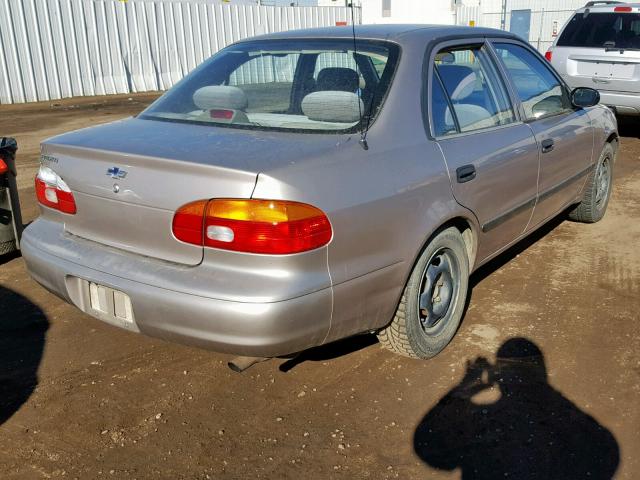 1Y1SK52811Z401648 - 2001 CHEVROLET GEO PRIZM BEIGE photo 4