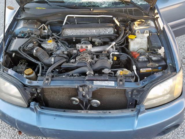 4S4BT63C755106301 - 2005 SUBARU BAJA TURBO BLUE photo 7