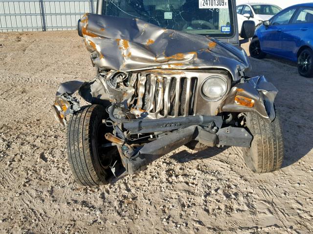 1J4FA59S93P371513 - 2003 JEEP WRANGLER / GOLD photo 9