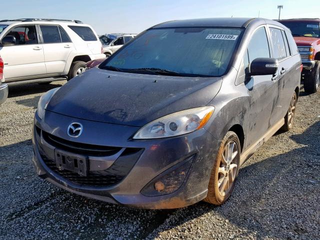 JM1CW2CLXD0150541 - 2013 MAZDA 5 GRAY photo 2