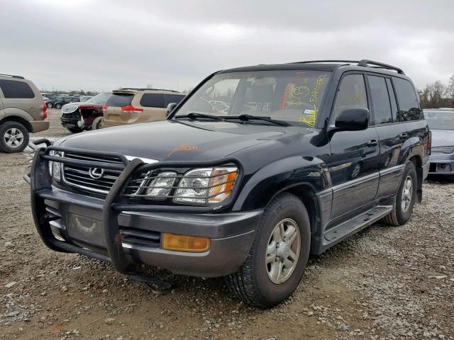 JT6HT00W2X0066078 - 1999 LEXUS LX 470 BLACK photo 2