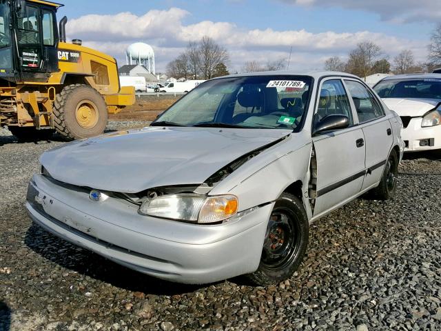 1Y1SK52801Z403990 - 2001 CHEVROLET GEO PRIZM SILVER photo 2