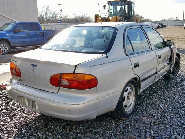 1Y1SK52801Z403990 - 2001 CHEVROLET GEO PRIZM SILVER photo 4