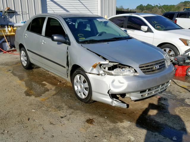 1NXBR32EX4Z297846 - 2004 TOYOTA COROLLA CE SILVER photo 1