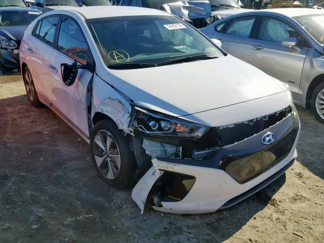 KMHC85LH8HU013308 - 2017 HYUNDAI IONIQ LIMI WHITE photo 1