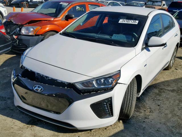 KMHC85LH8HU013308 - 2017 HYUNDAI IONIQ LIMI WHITE photo 2