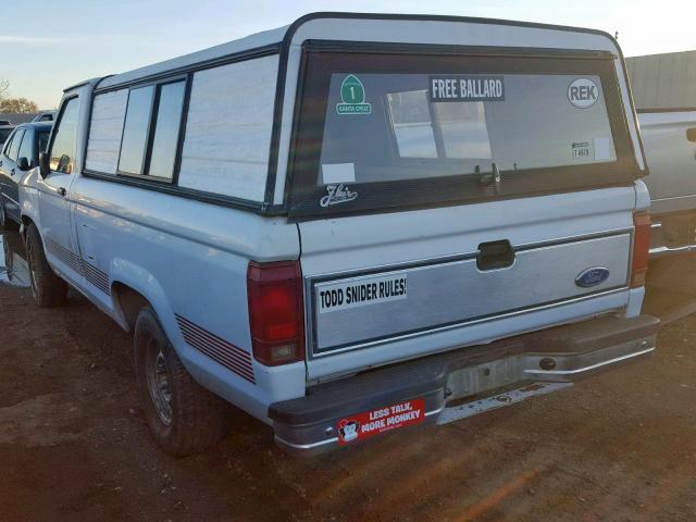 1FTCR10AXNTA92788 - 1992 FORD RANGER WHITE photo 3