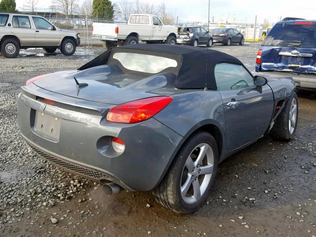 1G2MC35B78Y124580 - 2008 PONTIAC SOLSTICE GRAY photo 4